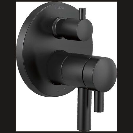 Brizo Jason Wu for TempAssure Thermostatic Valve with Integrated 3-Function Diverter Trim T75575-BL